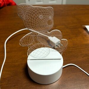 Teddy bear lamp